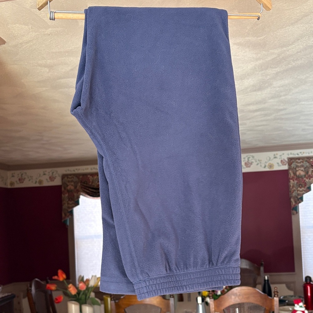 LL Bean Boys XL 18 Navy Blue Fleece pants